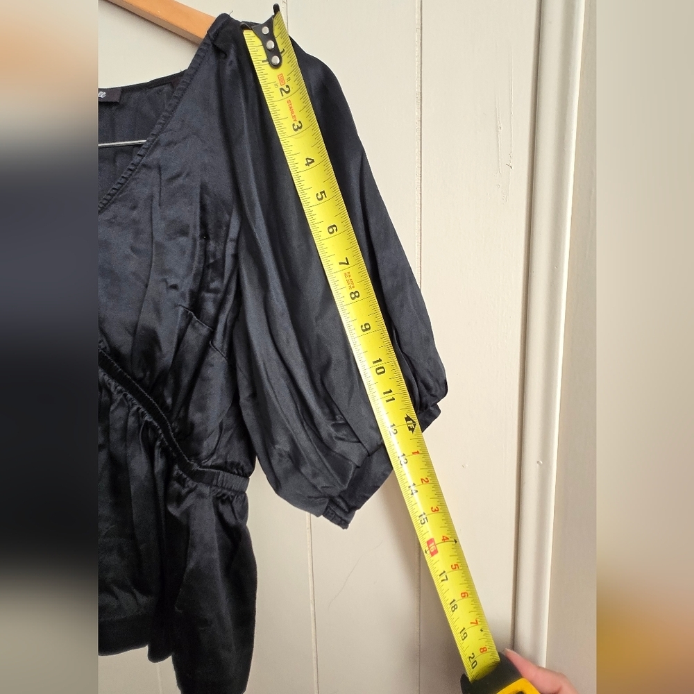 Madewell Women Puff Sleeve Blouse-Size S - Picture 6 of 9